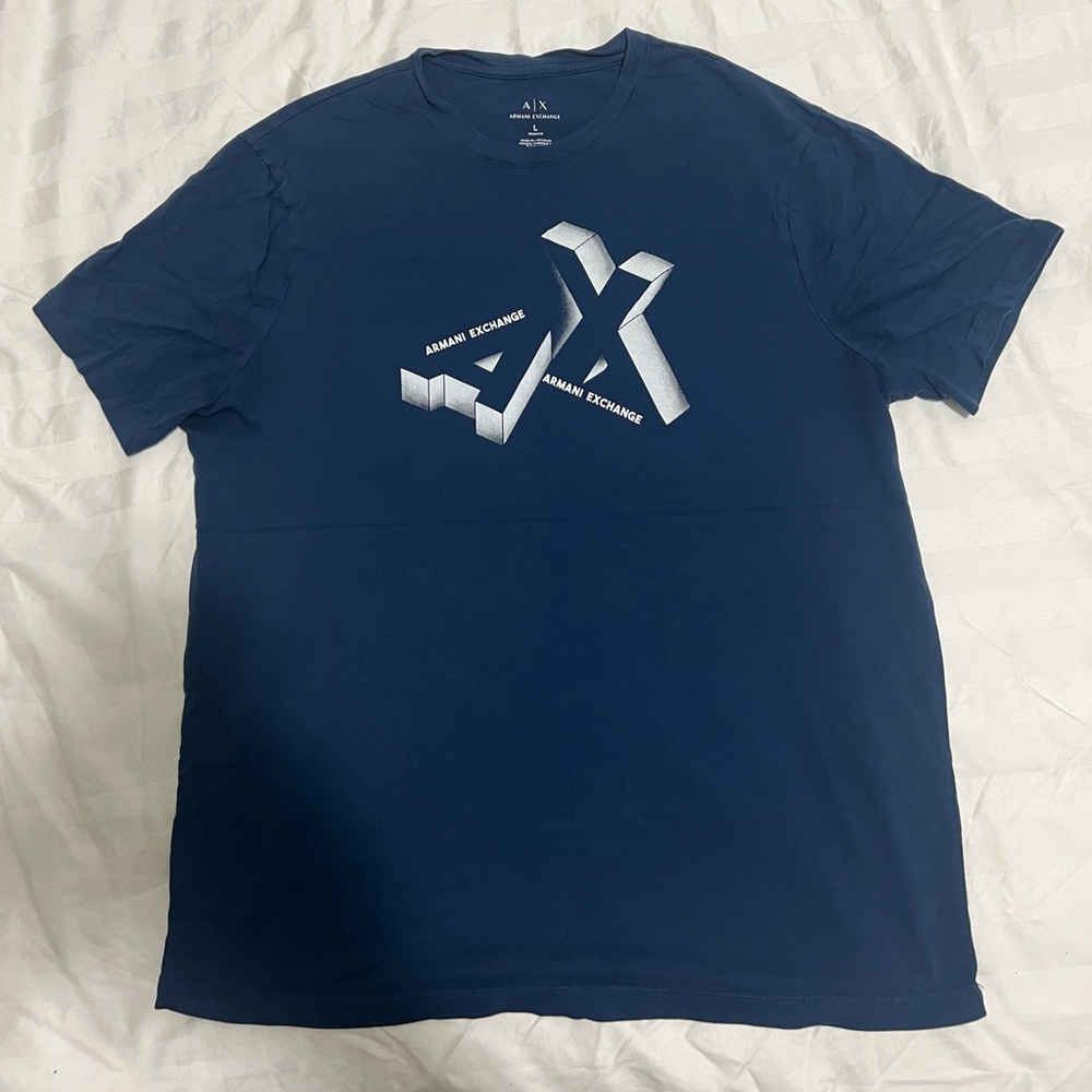 Armani Exchange Men's Graphic-Print Logo T-Shirt Size L